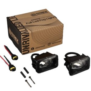 Alpharex USA Driving/ Fog Light, Doubletap, LED Bulb, Luxx Chip, Rectangular, 10 Watt/ 10 Volt, Projector Beam – 210009