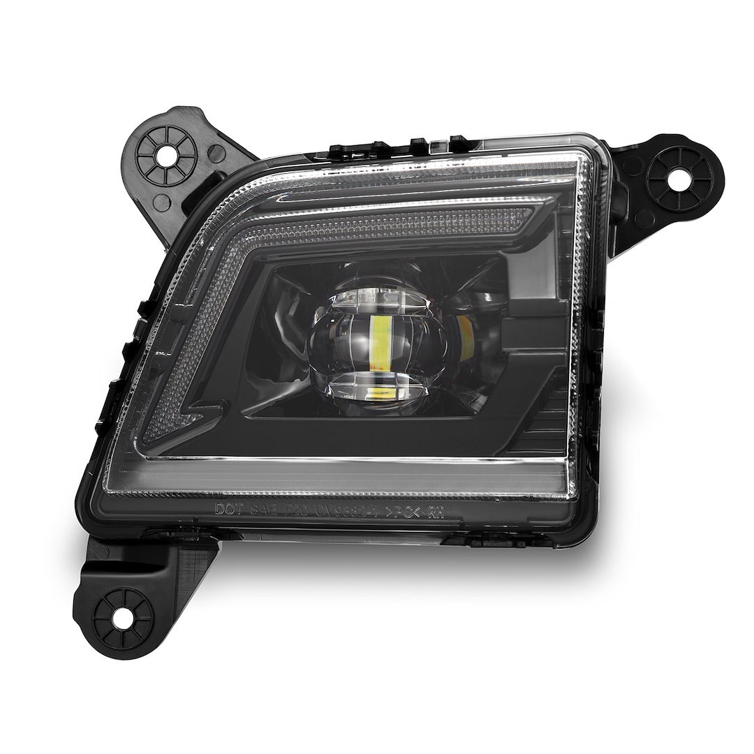Alpharex USA Driving/ Fog Light, Doubletap, LED Bulb, Dual Color Luxx Chip, Trapezoid, 12.2 Watt, Projector Beam – 210017
