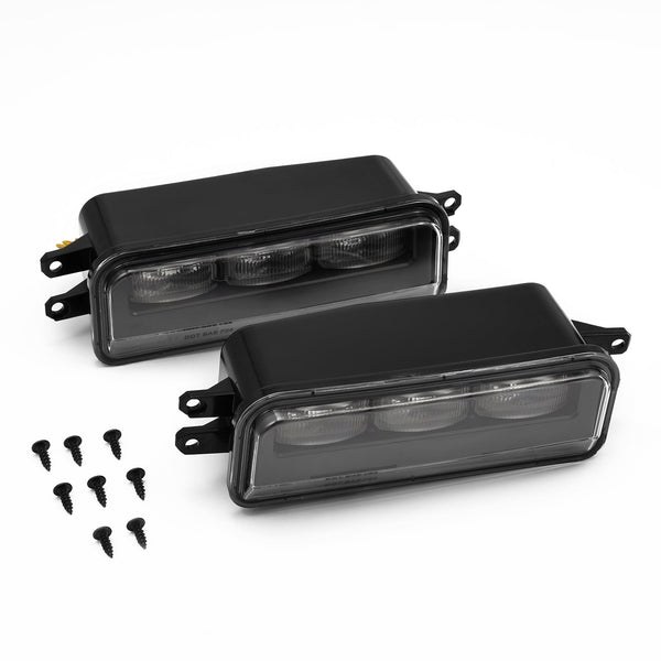 Alpharex USA Driving/ Fog Light, Doubletap, LED Bulb, Dual Color Luxx Chip, Rectangular, 12.2 Watt, Projector Beam – 210018