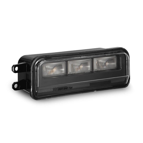 Alpharex USA Driving/ Fog Light, Doubletap, LED Bulb, Dual Color Luxx Chip, Rectangular, 12.2 Watt, Projector Beam – 210018