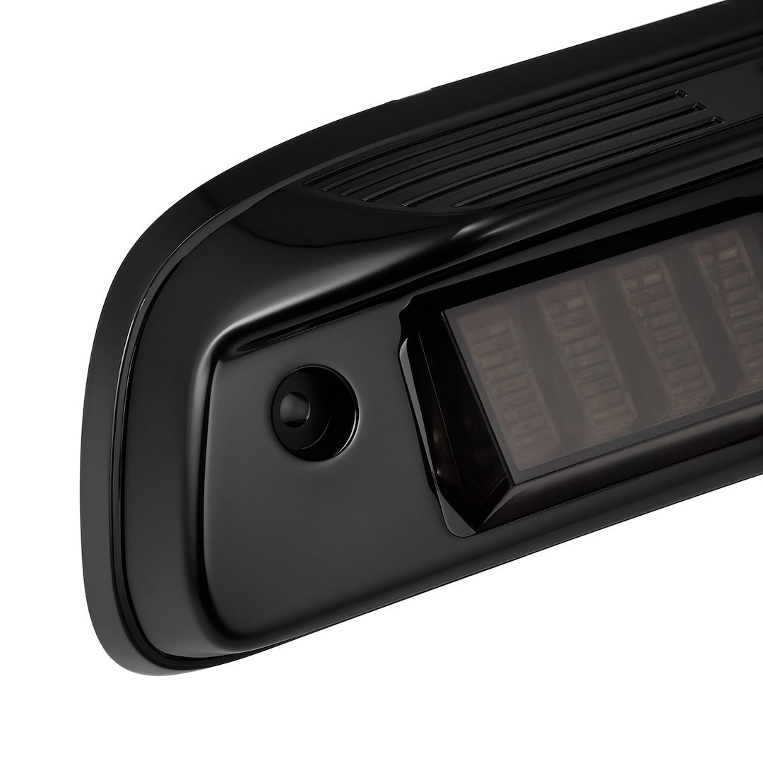 Alpharex USA Center High Mount Stop Light, Nova-Series, Smoked Polycarbonate Lens, Red Bulb, Prismatic LED, Without Cargo Light – 220084