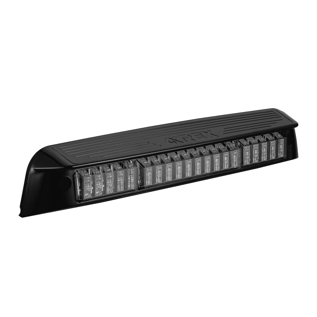 Alpharex USA Center High Mount Stop Light, Nova-Series, Clear/ Smoked Polycarbonate Lens, Red Brake Light/ White Reverse Light, LED – 220086
