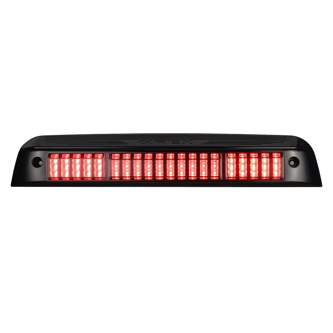 Alpharex USA Center High Mount Stop Light, Nova-Series, Clear/ Smoked Polycarbonate Lens, Red Brake Light/ White Reverse Light, LED – 220086