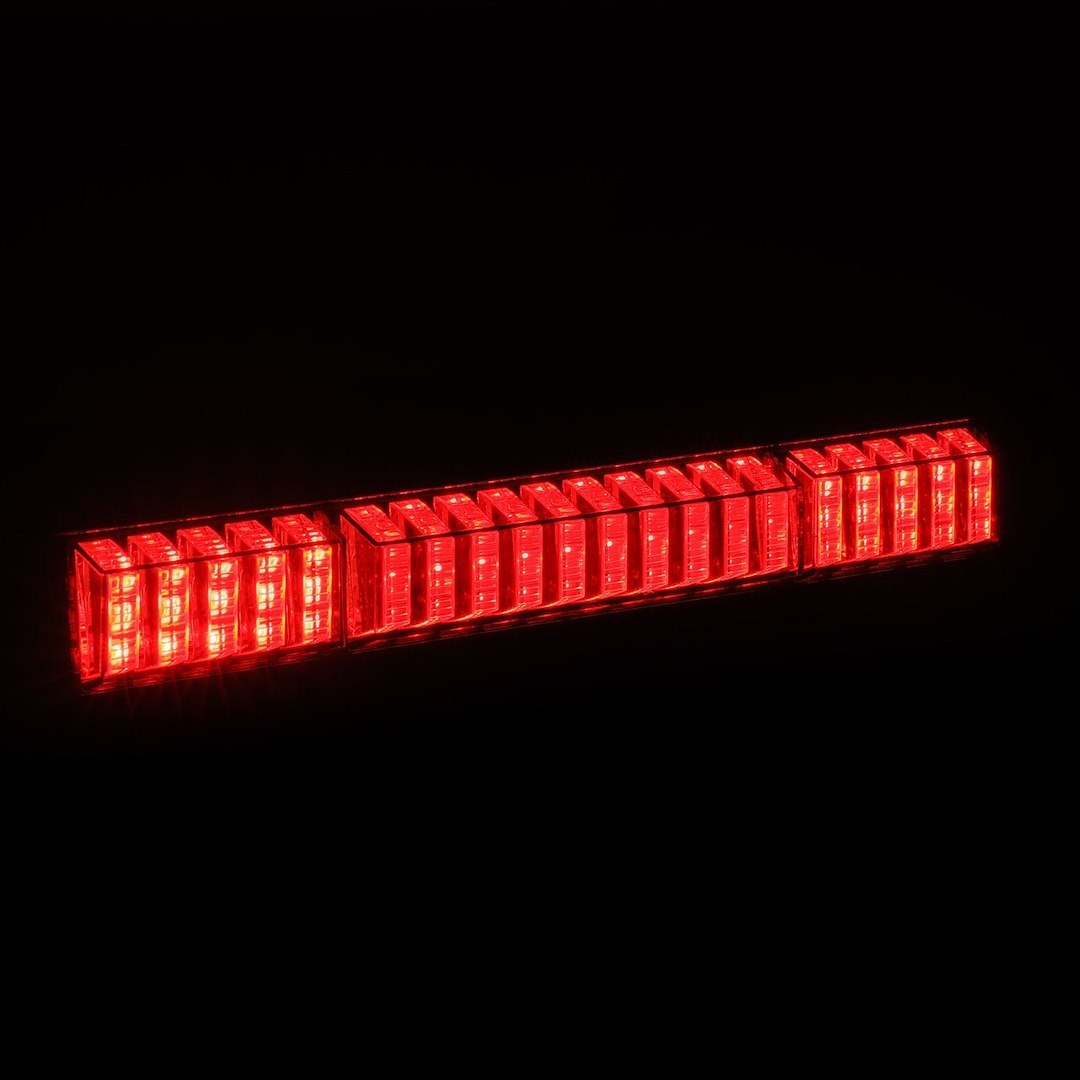 Alpharex USA Center High Mount Stop Light, Nova-Series, Clear/ Smoked Polycarbonate Lens, Red Brake Light/ White Reverse Light, LED – 220086