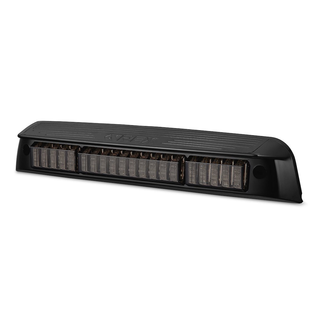 Alpharex USA Center High Mount Stop Light, Nova-Series, Clear/ Smoked Polycarbonate Lens, Red Brake Light/ White Reverse Light, LED – 220087