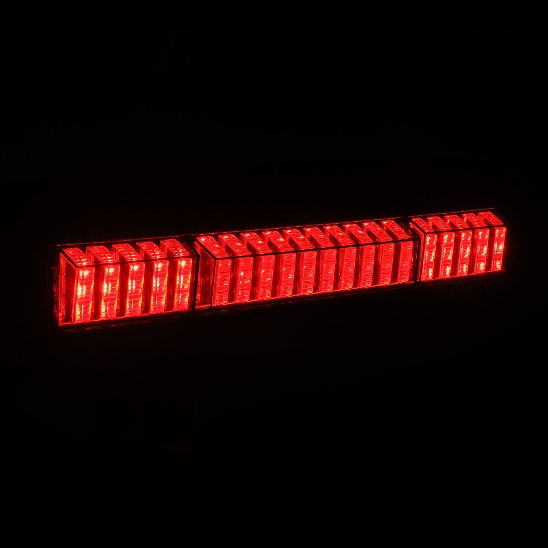 Alpharex USA Center High Mount Stop Light, Nova-Series, Clear/ Smoked Polycarbonate Lens, Red Brake Light/ White Reverse Light, LED – 220087