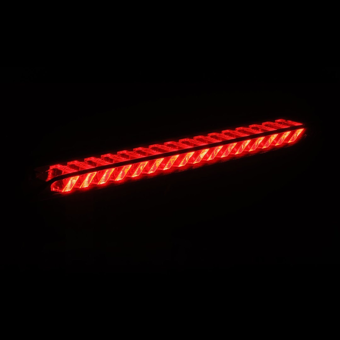 Alpharex USA Center High Mount Stop Light, Nova-Series, Clear/ Smoked Polycarbonate Lens, Red Brake Light, LED, Without Cargo Light – 220089