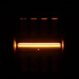 Alpharex USA Tail Light Assembly, Nova-Series, Prismatic LED, Clear Polycarbonate Lens, Chrome Polypropylene Housing – 602060