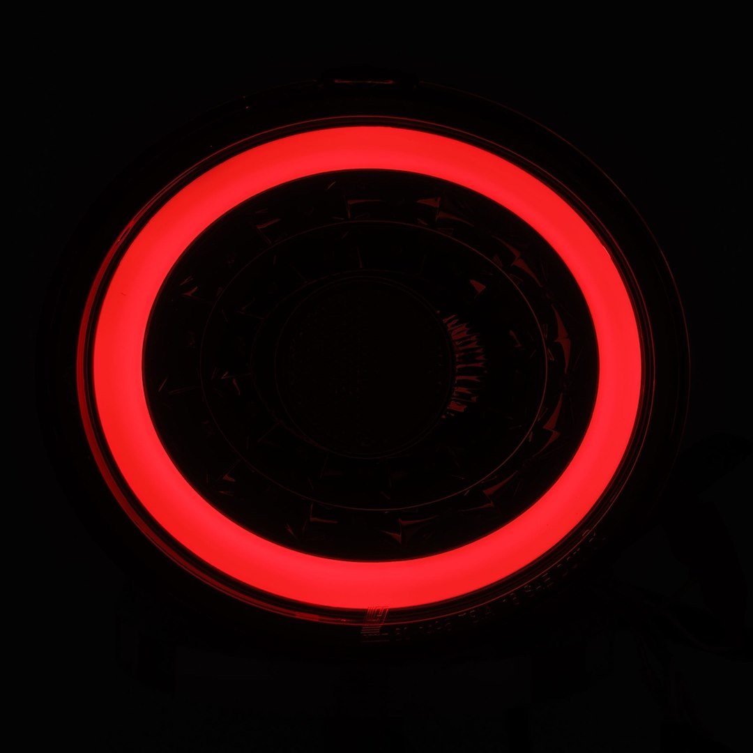 Alpharex USA Tail Light Assembly, Pro-Series, LED, Smoked Polycarbonate Lens, Jet Black Polypropylene Housing – 610020