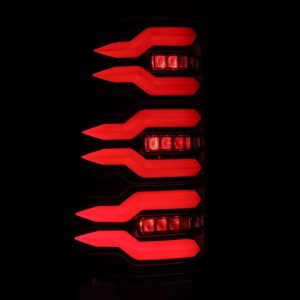 Alpharex USA Tail Light Assembly, Luxx-Series, LED, Clear Polycarbonate Lens, Alpha-Black Polypropylene Housing – 620005