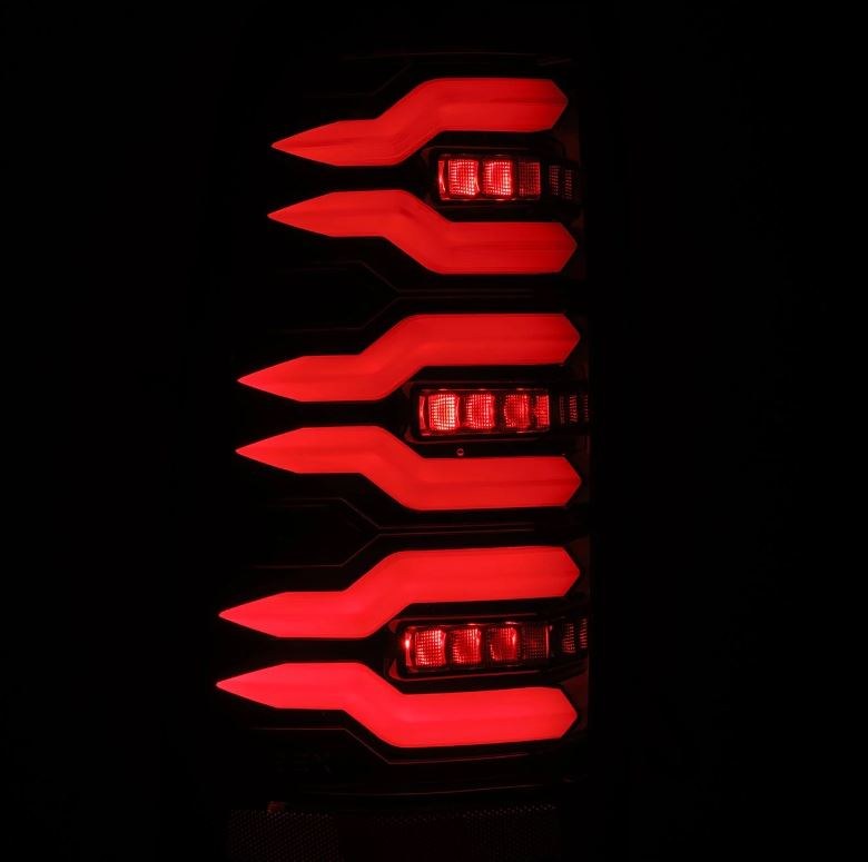 Alpharex USA Tail Light Assembly, Luxx-Series, LED, Clear Polycarbonate Lens, Alpha-Black Polypropylene Housing – 620005