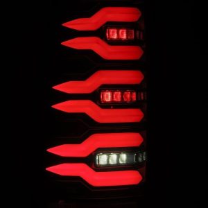 Alpharex USA Tail Light Assembly, Luxx-Series, LED, Clear Polycarbonate Lens, Alpha-Black Polypropylene Housing – 620005
