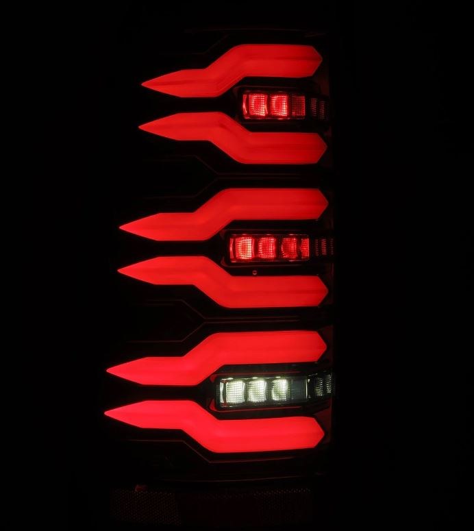 Alpharex USA Tail Light Assembly, Luxx-Series, LED, Clear Polycarbonate Lens, Alpha-Black Polypropylene Housing – 620005