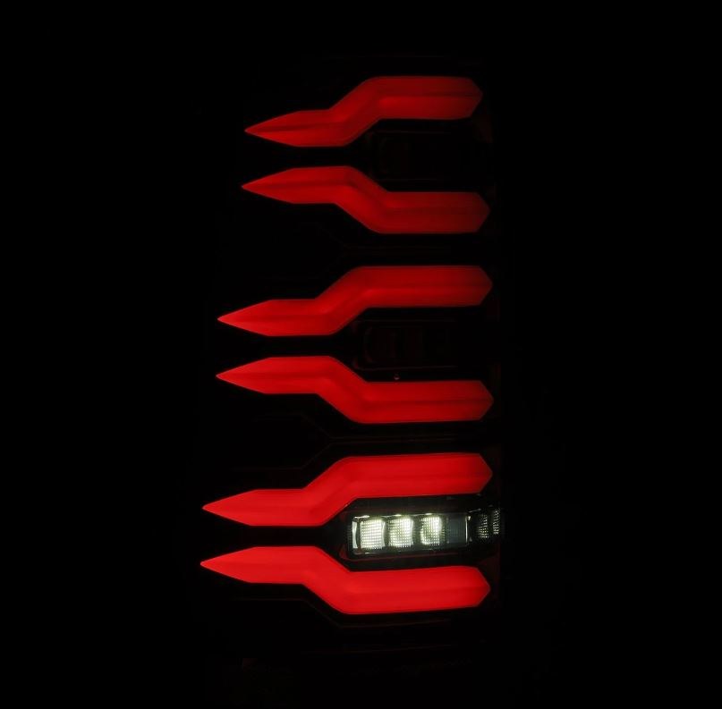 Alpharex USA Tail Light Assembly, Luxx-Series, LED, Clear Polycarbonate Lens, Alpha-Black Polypropylene Housing – 620005