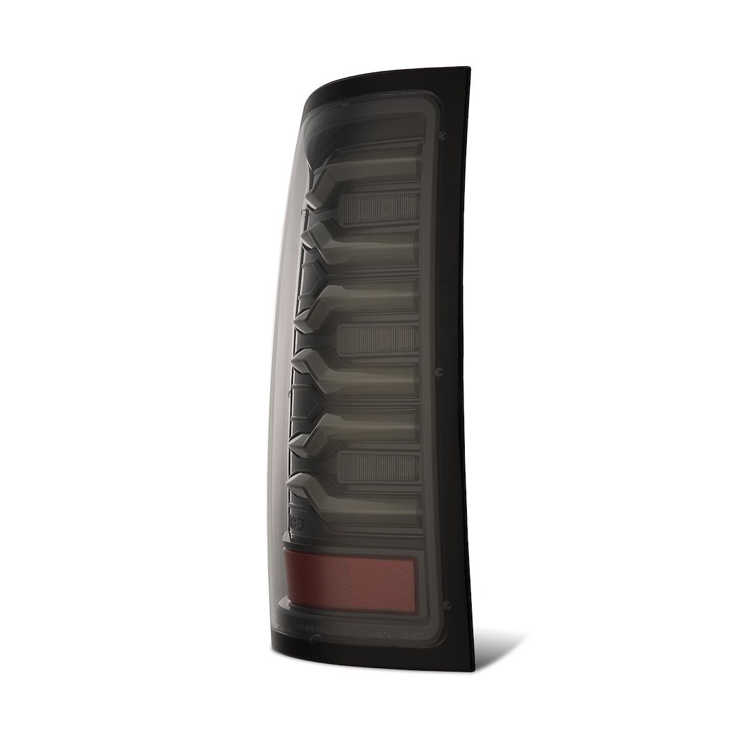 Alpharex USA Tail Light Assembly, Luxx-Series, LED, Clear Polycarbonate Lens, Alpha-Black Polypropylene Housing – 630070