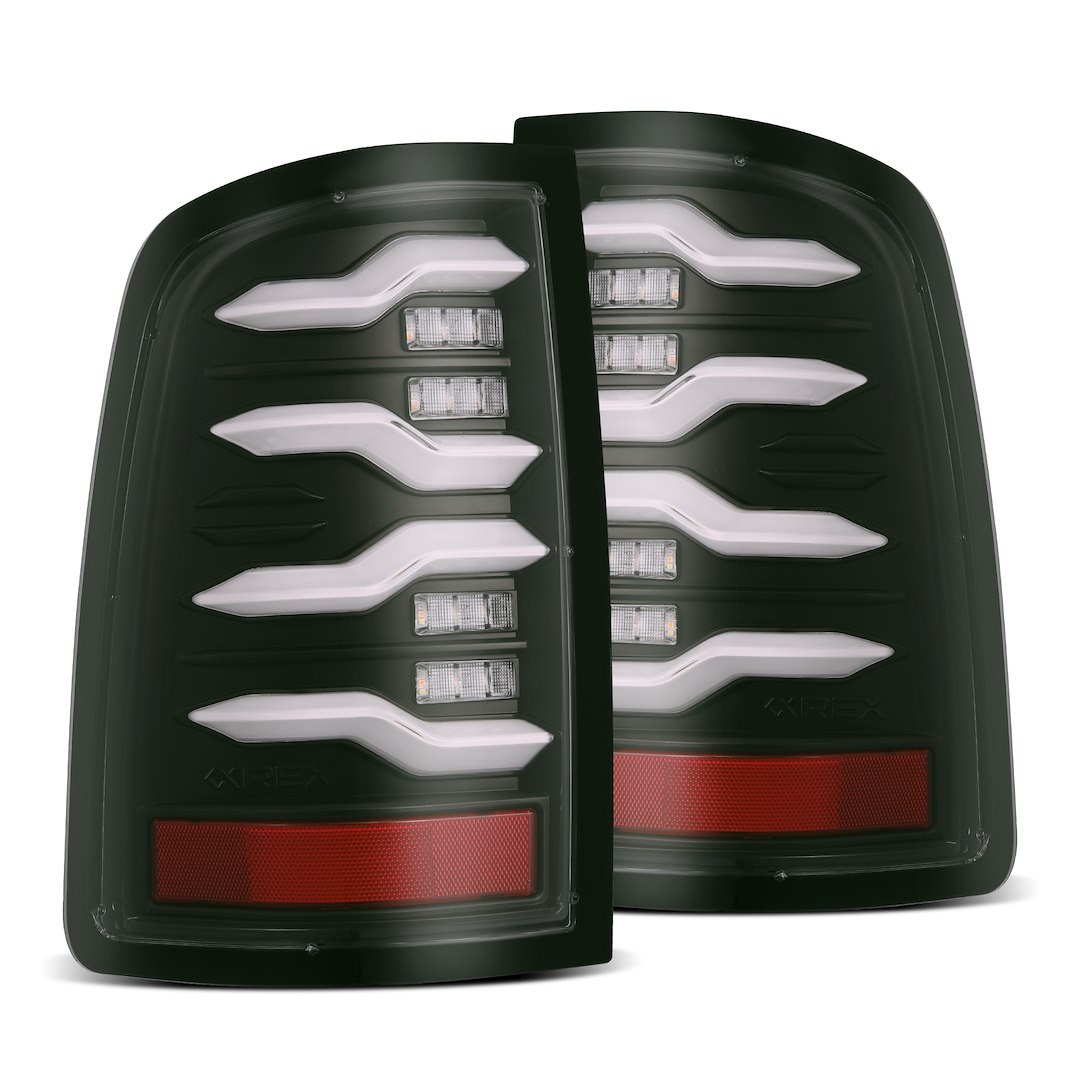 Alpharex USA Tail Light Assembly, Luxx-Series, LED, Smoke Lens, Black Housing – 640000