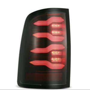 Alpharex USA Tail Light Assembly, Luxx-Series, Clear Lens, Black Polypropylene Housing, LED – 640003