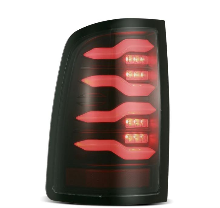 Alpharex USA Tail Light Assembly, Luxx-Series, Clear Lens, Black Polypropylene Housing, LED – 640003