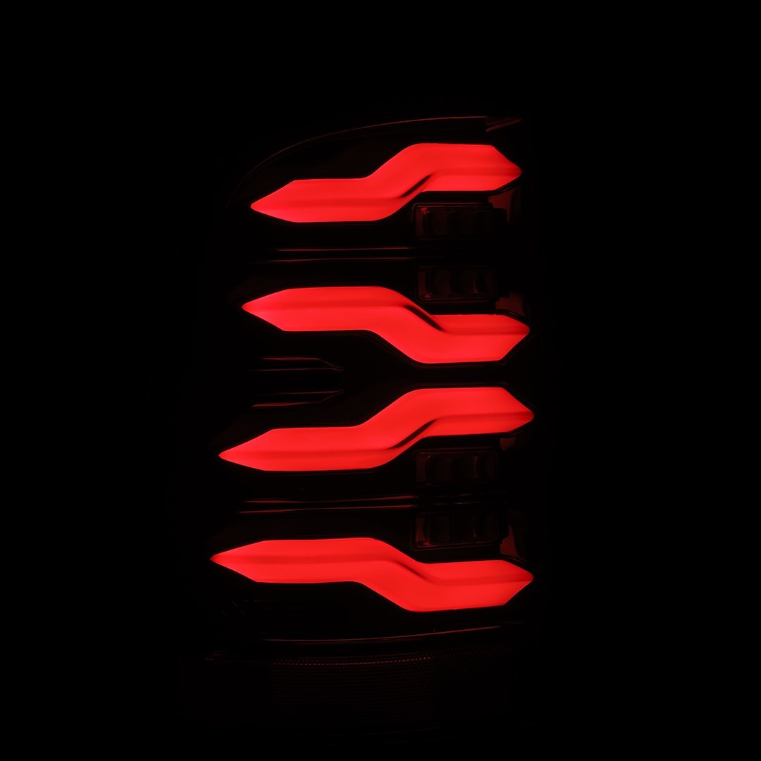 Alpharex USA Tail Light Assembly, Luxx-Series, LED, Smoked Lens, Black Polypropylene Housing – 640004