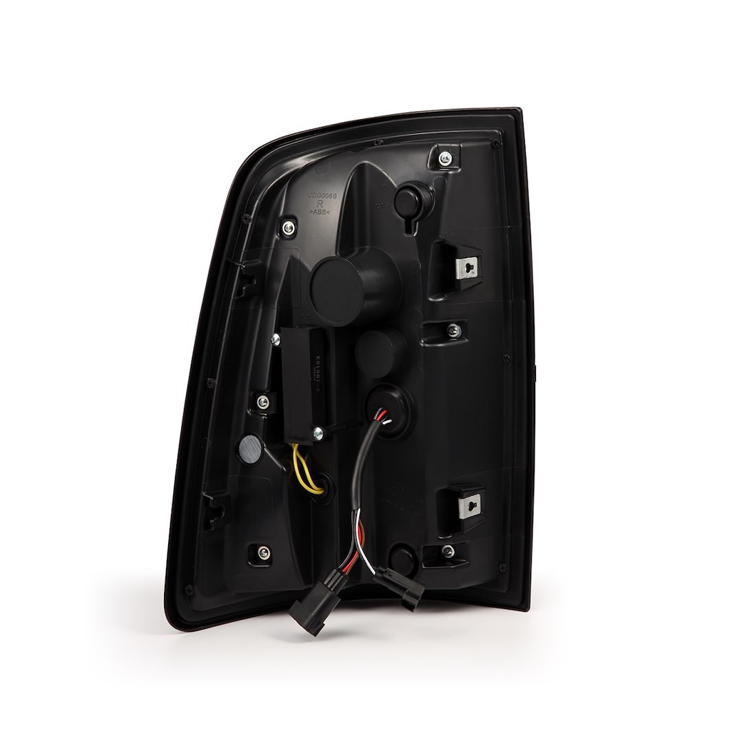 Alpharex USA Tail Light Assembly, Luxx-Series, LED, Clear Lens, Alpha Black Housing – 640090