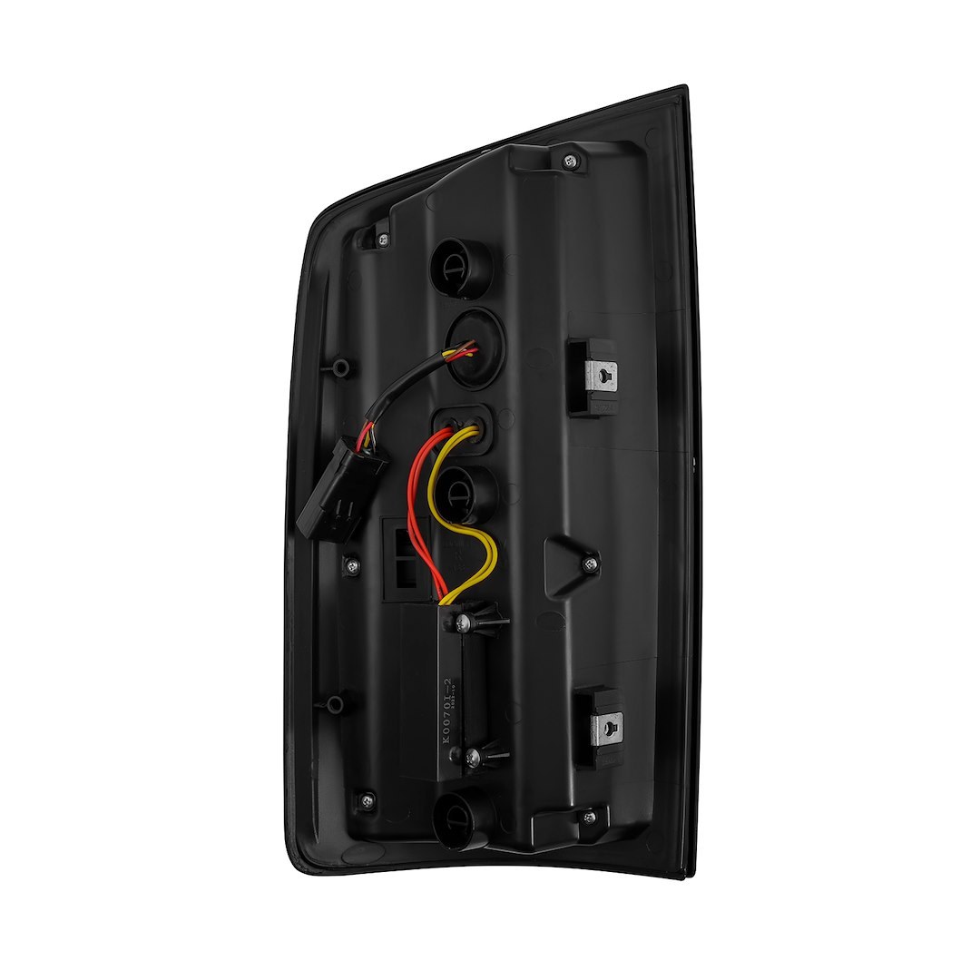 Alpharex USA Tail Light Assembly, Luxx-Series, LED, Clear Lens, Alpha Black Housing – 641020