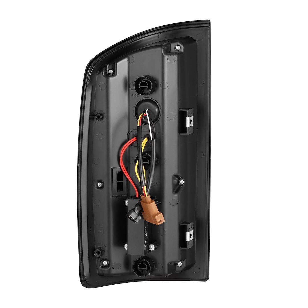 Alpharex USA Tail Light Assembly, Luxx-Series, LED, Clear Lens, Black Housing – 641040