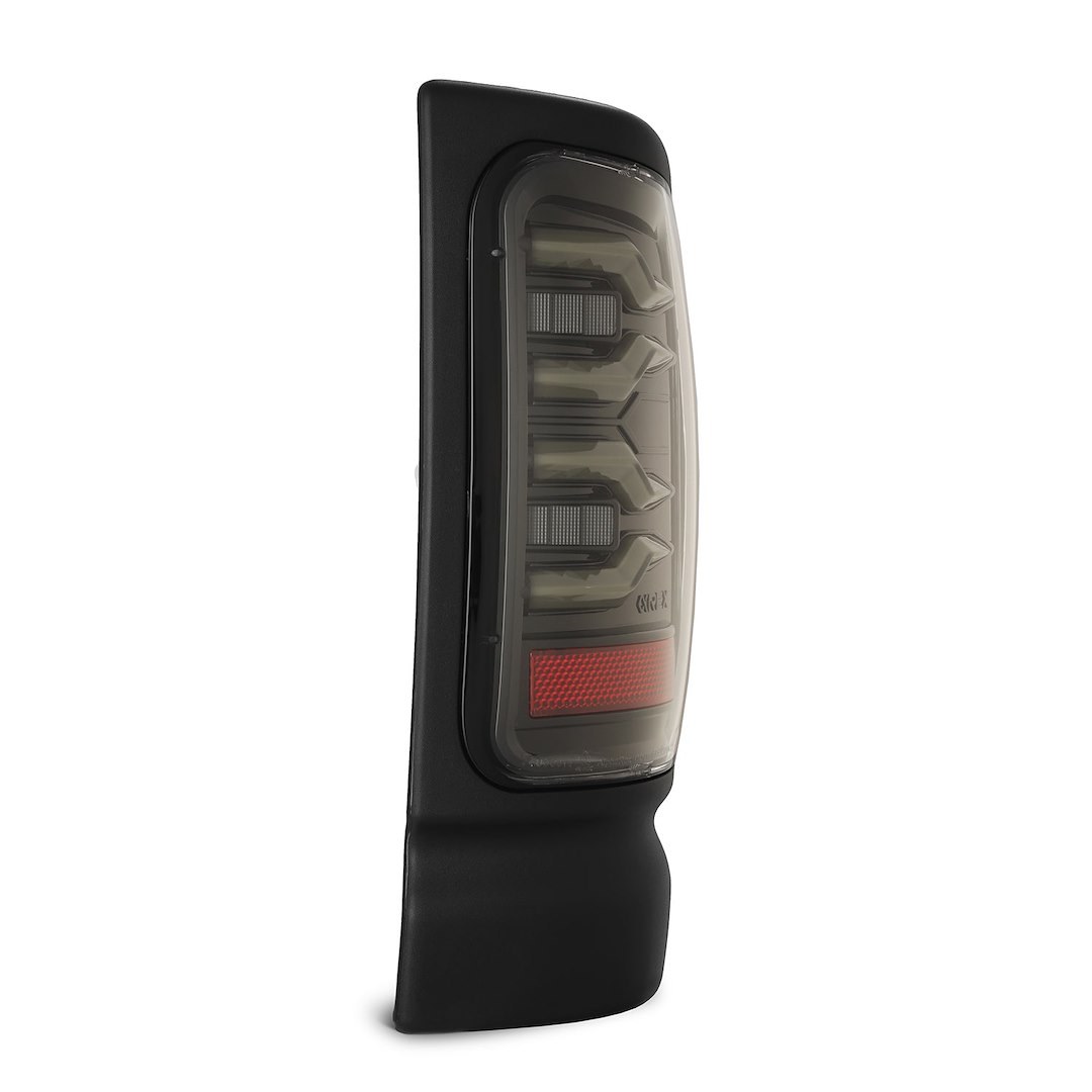 Alpharex USA Tail Light Assembly, Luxx-Series, LED, Clear Lens, Alpha Black Housing – 643001