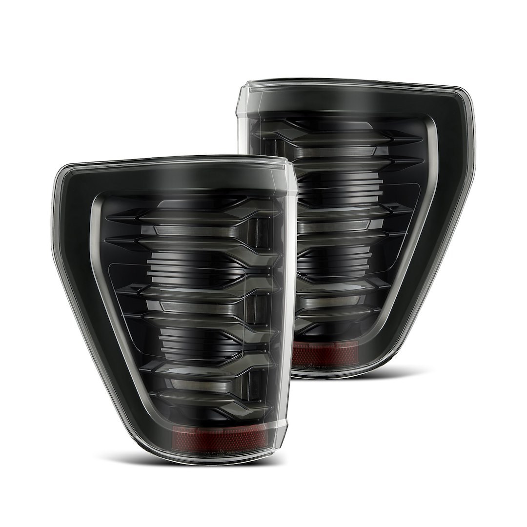 Alpharex USA Tail Light Assembly, Luxx-Series, LED, Smoke Lens, Alpha Black Housing – 653010