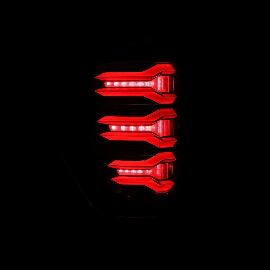 Alpharex USA Tail Light Assembly, Luxx-Series, LED, Smoke Lens, Alpha Black Housing – 653010