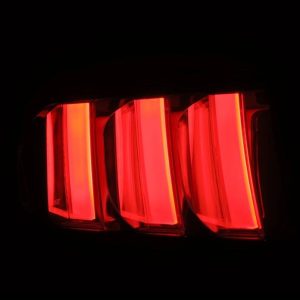Alpharex USA Tail Light Assembly, Nova-Series, Prismatic LED, Clear Polycarbonate Lens, Black Polypropylene Housing – 655020