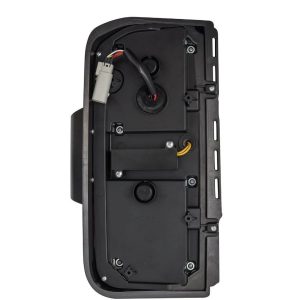 Alpharex USA Tail Light Assembly, Nova-Series, Prismatic LED, Clear Polycarbonate Lens, Black Polypropylene Housing – 659010