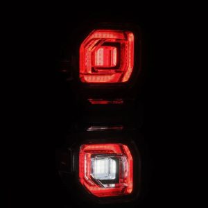 Alpharex USA Tail Light Assembly, Nova-Series, Prismatic LED, Clear Polycarbonate Lens, Black Polypropylene Housing – 659010