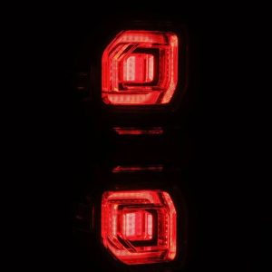 Alpharex USA Tail Light Assembly, Nova-Series, Prismatic LED, Clear Polycarbonate Lens, Black Polypropylene Housing – 659010