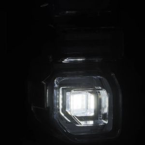 Alpharex USA Tail Light Assembly, Nova-Series, Prismatic LED, Clear Polycarbonate Lens, Black Polypropylene Housing – 659010