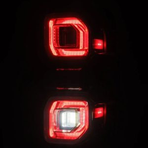Alpharex USA Tail Light Assembly, Nova-Series, Prismatic LED, Clear Polycarbonate Lens, Alpha-Black Polypropylene Housing – 659020