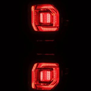 Alpharex USA Tail Light Assembly, Nova-Series, Prismatic LED, Clear Polycarbonate Lens, Alpha-Black Polypropylene Housing – 659020