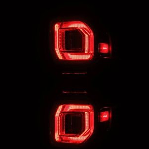 Alpharex USA Tail Light Assembly, Nova-Series, Prismatic LED, Clear Polycarbonate Lens, Alpha-Black Polypropylene Housing – 659020