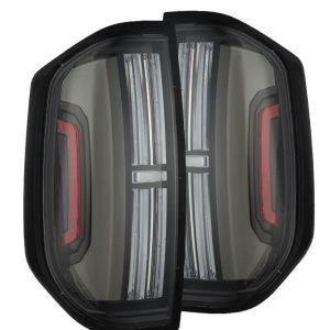 Alpharex USA Tail Light Assembly, Nova-Series, Prismatic LED, Clear Polycarbonate Lens, Alpha-Black Polypropylene Housing – 672032