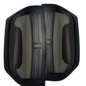 Alpharex USA Tail Light Assembly, Nova-Series, Prismatic LED, Clear/ Smoke Polycarbonate Lens, Alpha-Black Polypropylene Housing – 672042