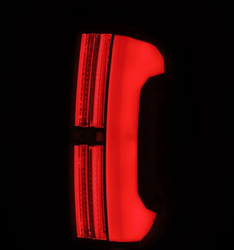 Alpharex USA Tail Light Assembly, Nova-Series, Prismatic LED, Clear/ Smoke Polycarbonate Lens, Alpha-Black Polypropylene Housing – 672042