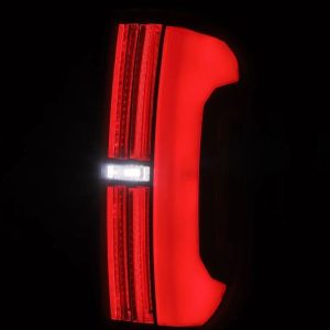 Alpharex USA Tail Light Assembly, Nova-Series, Prismatic LED, Clear/ Smoke Polycarbonate Lens, Alpha-Black Polypropylene Housing – 672042