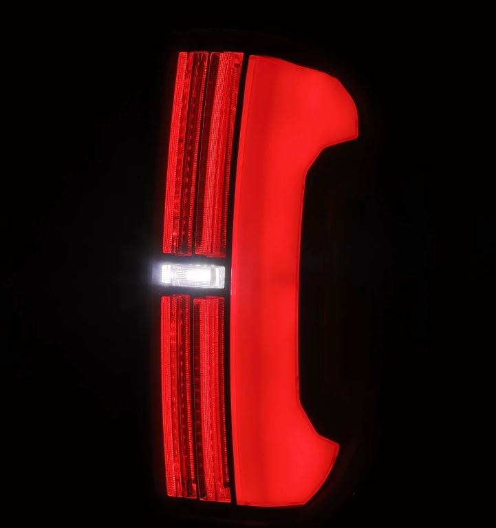Alpharex USA Tail Light Assembly, Nova-Series, Prismatic LED, Clear/ Smoke Polycarbonate Lens, Alpha-Black Polypropylene Housing – 672042