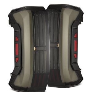Alpharex USA Tail Light Assembly, Nova-Series, Prismatic LED, Clear/ Smoke Polycarbonate Lens, Alpha-Black Polypropylene Housing – 673001