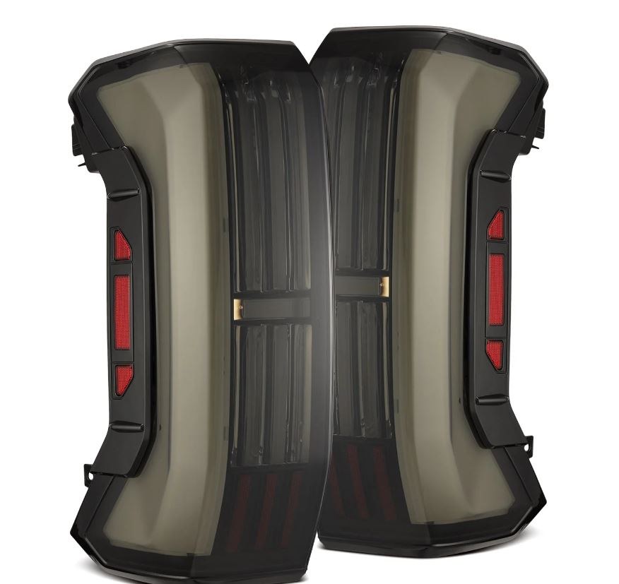 Alpharex USA Tail Light Assembly, Nova-Series, Prismatic LED, Clear/ Smoke Polycarbonate Lens, Alpha-Black Polypropylene Housing – 673001