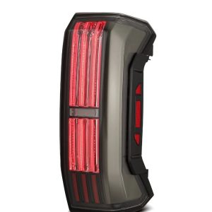 Alpharex USA Tail Light Assembly, Nova-Series, Prismatic LED, Clear/ Smoke Polycarbonate Lens, Alpha-Black Polypropylene Housing – 673001