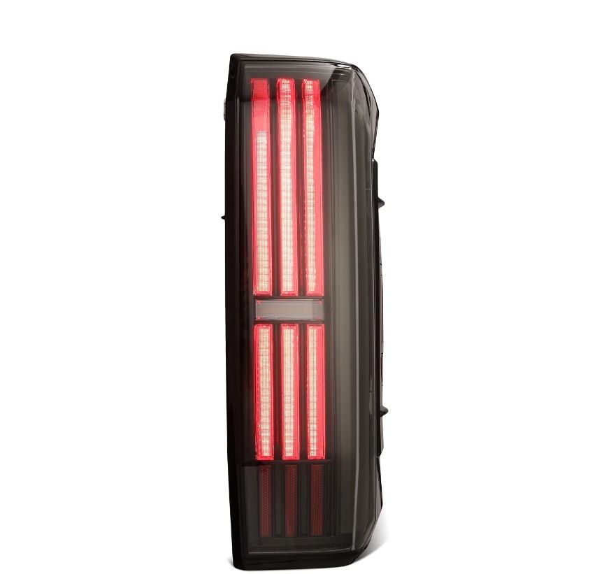 Alpharex USA Tail Light Assembly, Nova-Series, Prismatic LED, Clear/ Smoke Polycarbonate Lens, Alpha-Black Polypropylene Housing – 673001