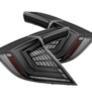 Alpharex USA Tail Light Assembly, Nova-Series, Prismatic LED, Clear Polycarbonate Lens, Alpha-Black Polypropylene Housing – 676000