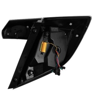 Alpharex USA Tail Light Assembly, Nova-Series, Prismatic LED, Clear Polycarbonate Lens, Alpha-Black Polypropylene Housing – 676000