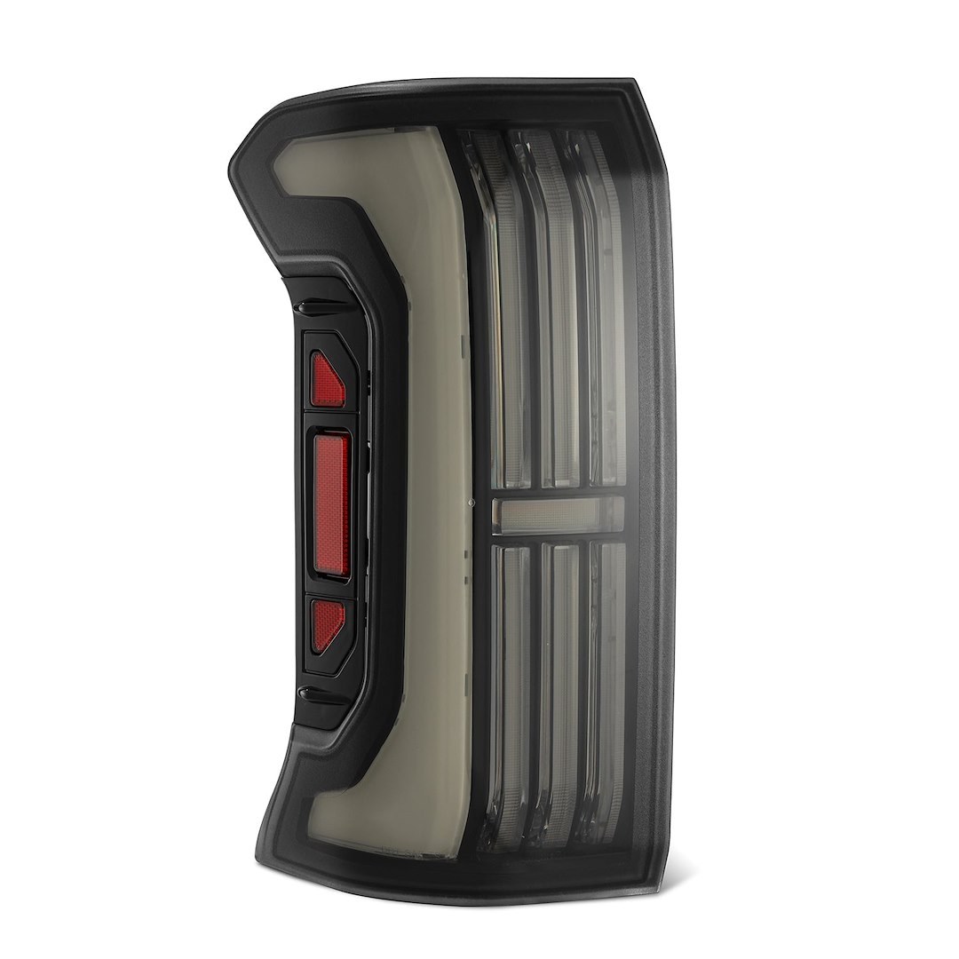 Alpharex USA Tail Light Assembly, Nova-Series, Prismatic LED, Clear/ Smoke Polycarbonate Lens, Alpha-Black Polypropylene Housing – 679030