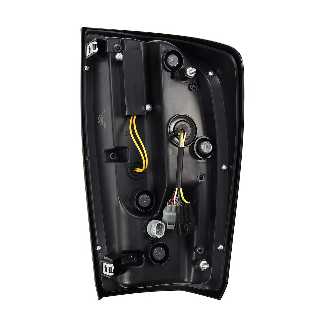 Alpharex USA Tail Light Assembly, Luxx-Series, LED, Smoke Lens, Alpha Black Housing – 680080